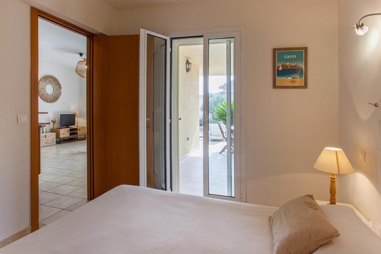 Casa Linda Au Calme Avec Jardin A 900 M Plage Port Et Centre De Calvi Calvi  Eksteriør billede